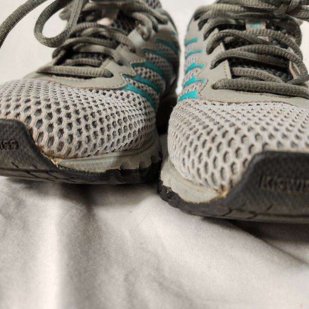 KSwiss Tubes Womens Size 7 Turquoise,  Black And Gray Sneakers VG Fast Ship - Picture 8 of 16